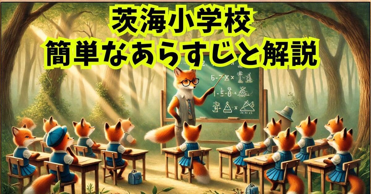 茨海小学校の簡単なあらすじと解説。狐学校を描く宮沢賢治の童話