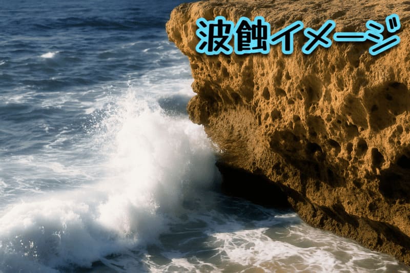 波蝕のイメージ画像