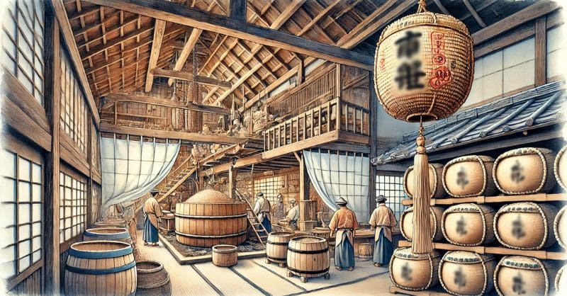 大正時代の造り酒屋