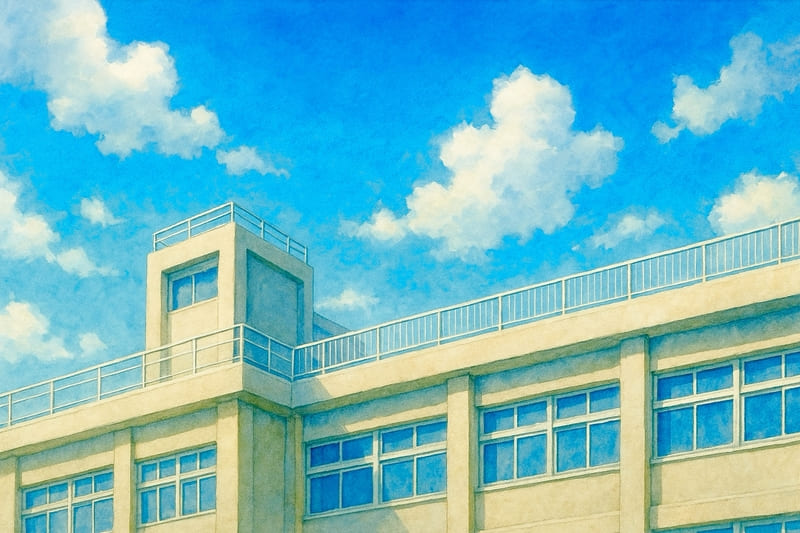 学校の屋上