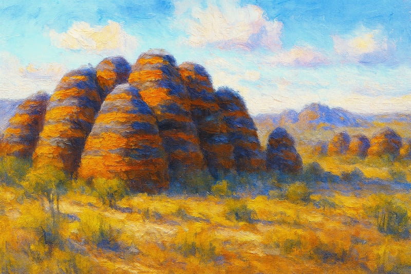 バングルバングルの景色