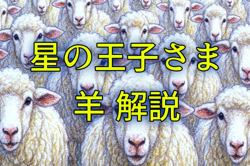 星の王子さまの羊とは？暗喩？わかりやすく解説