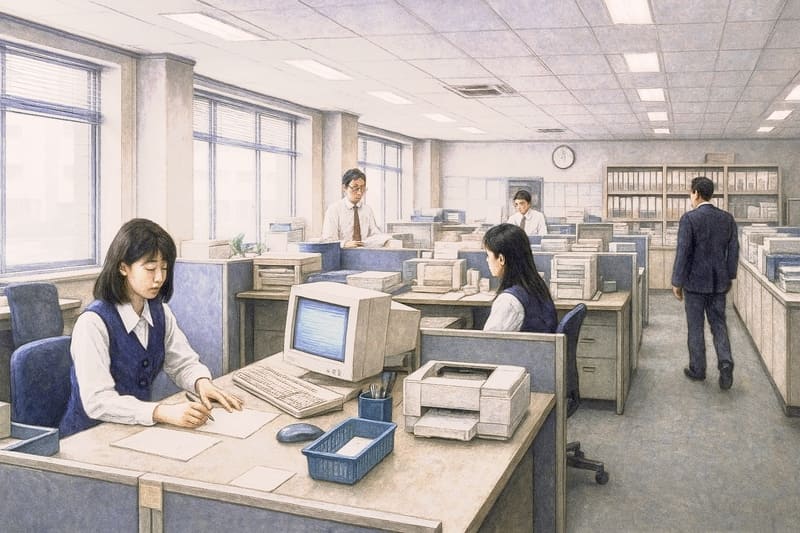 片桐の職場・銀行