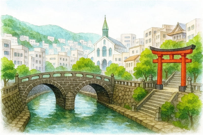 修学旅行先の長崎