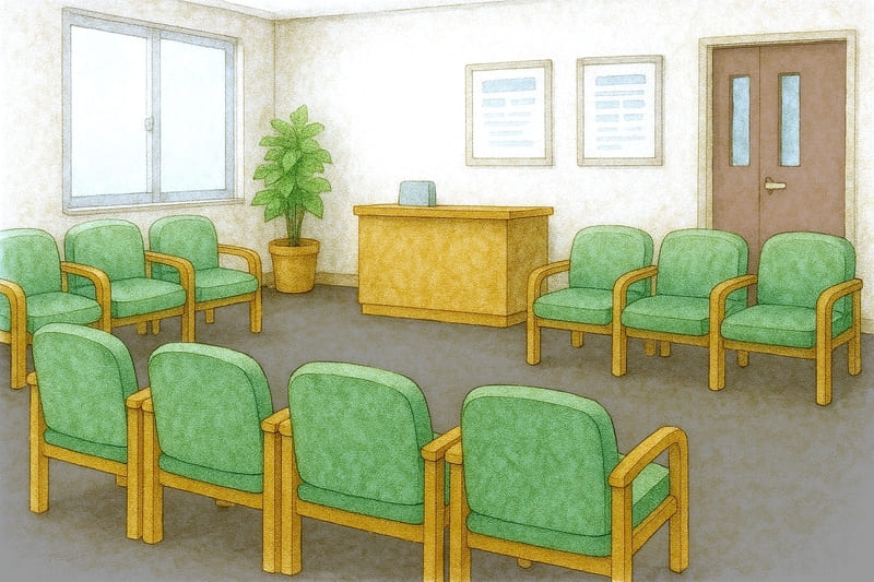 病院の待合室