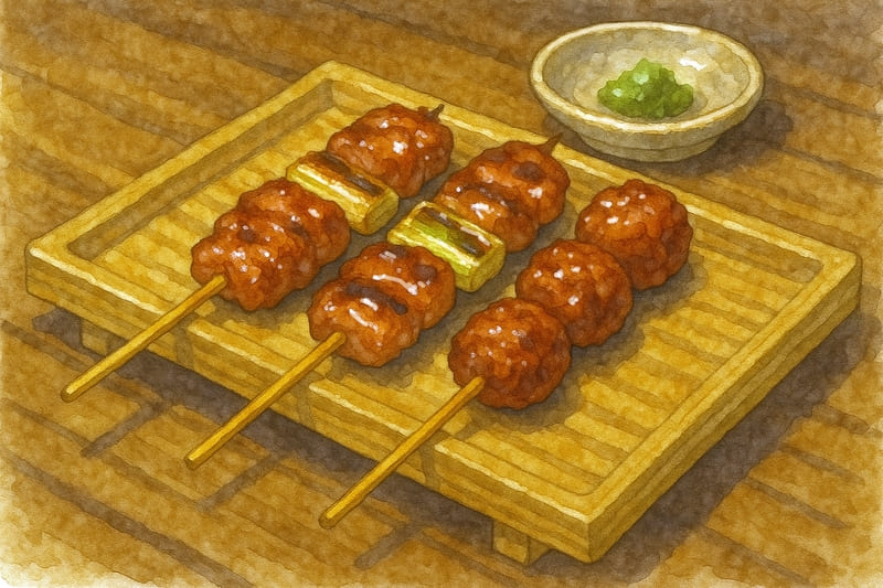 互助会が行われた焼き鳥屋