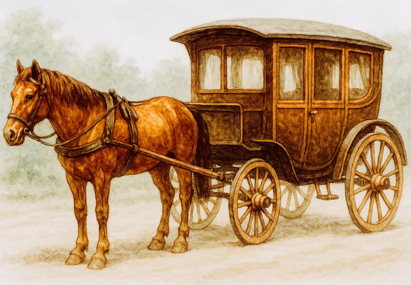 明治時代の馬車