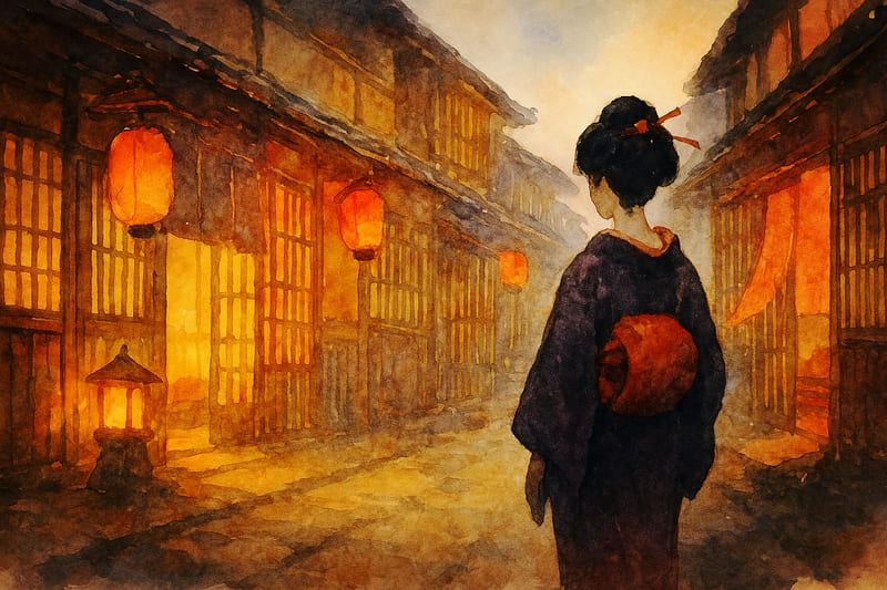 吉原にいる遊女