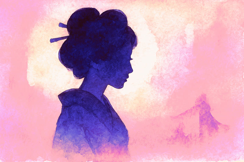 陽奈のシルエット