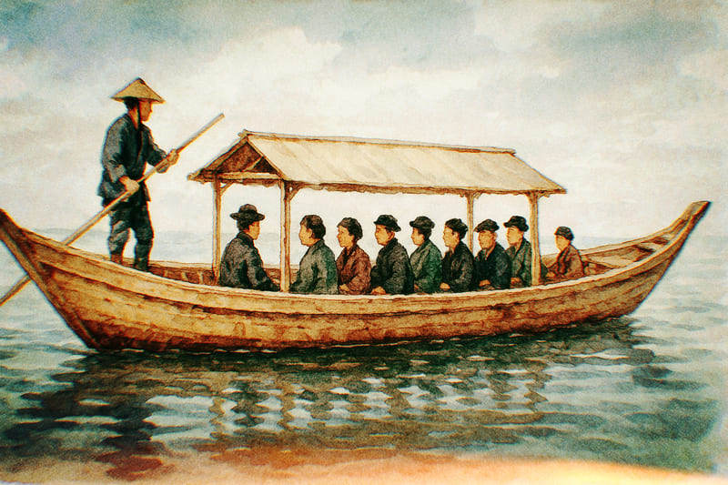 進次郎が乗り込んできた船のイメージ