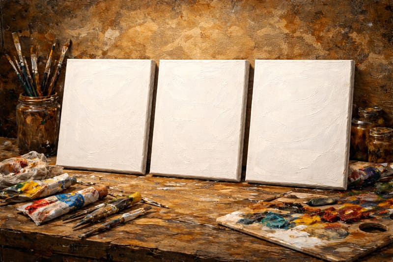 三枚のキャンバス