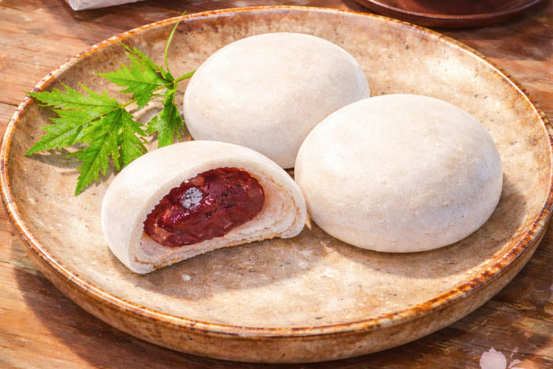 作中に登場した長五郎餅