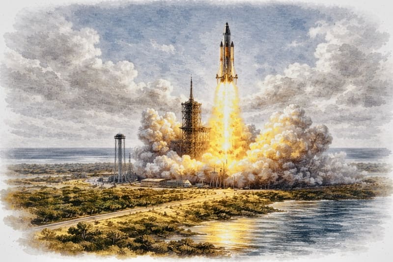 ヘイル・メアリー号打ち上げ