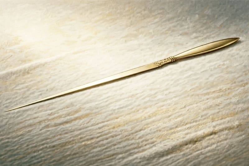 凶器に使った18金製のペパーナイフイメージ