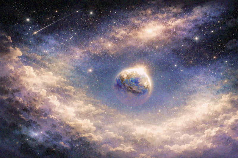 遠くから見た地球