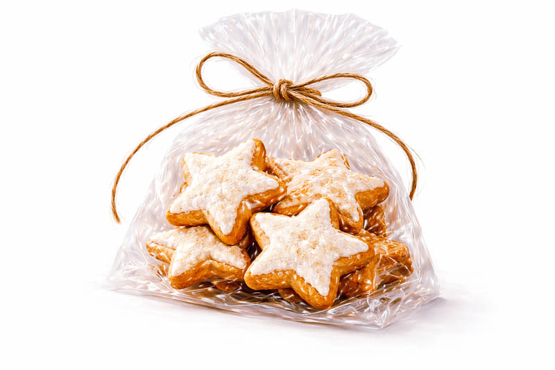 作った星型クッキー