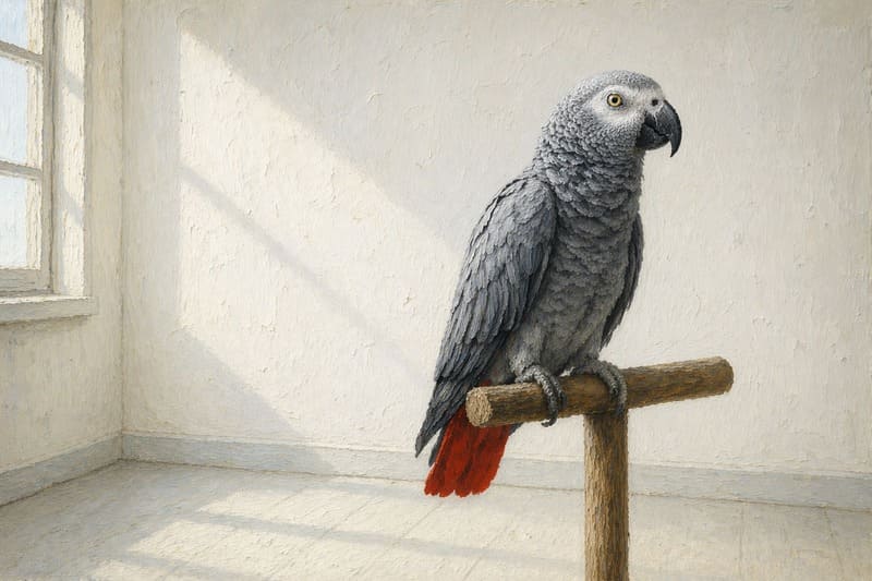 鳥井が買っていたヨウム