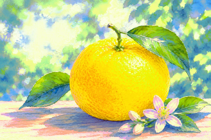 夏みかんイラスト