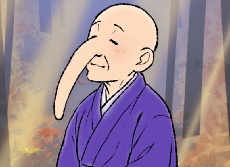 元に戻った鼻に晴れ晴れとする内供