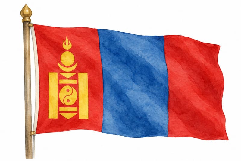 モンゴル国旗