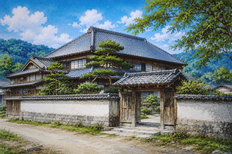 昭和の田舎の邸宅